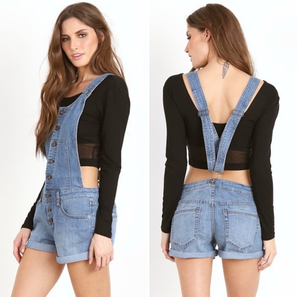 Free People ‘Willow’ Shortalls - Picture 2 of 6